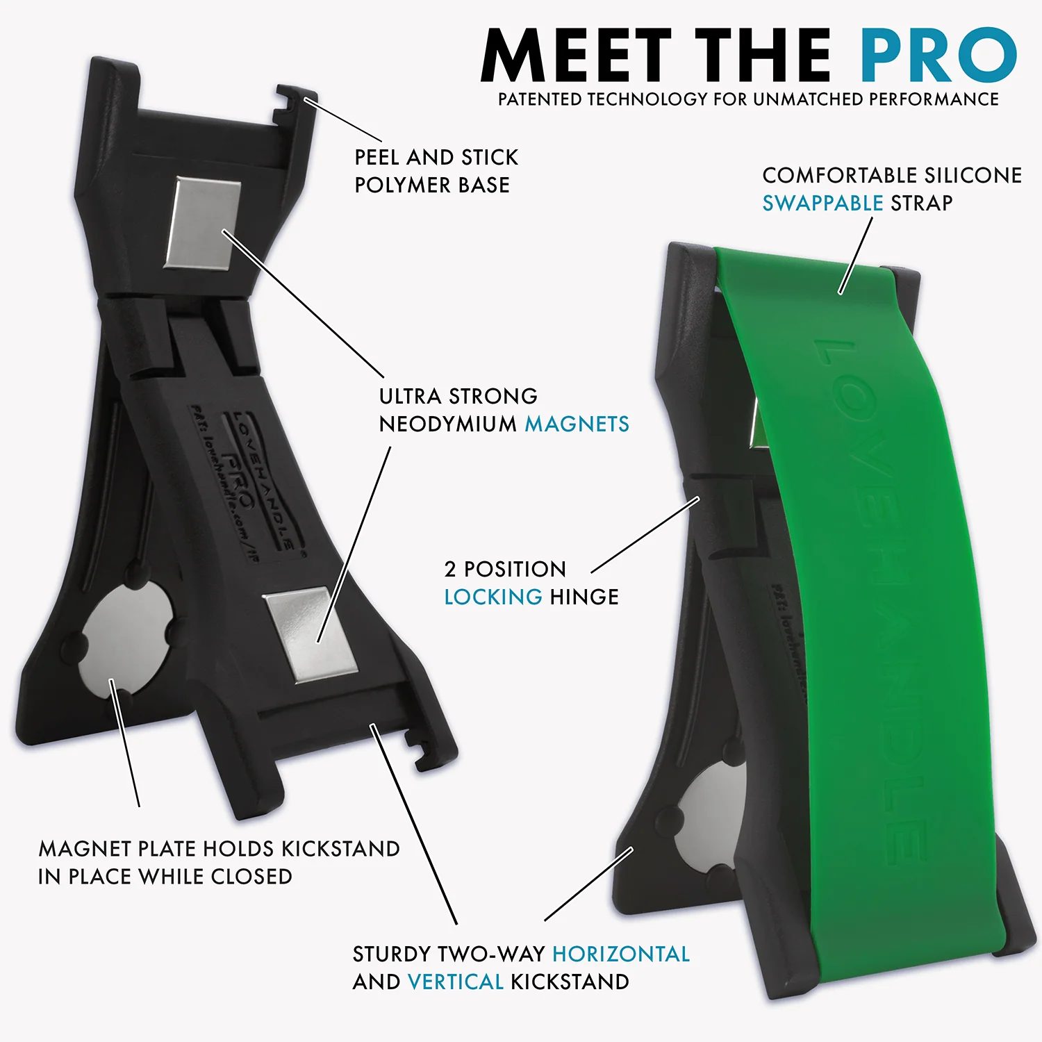 LoveHandle PRO Wallet for MagSafe - Black