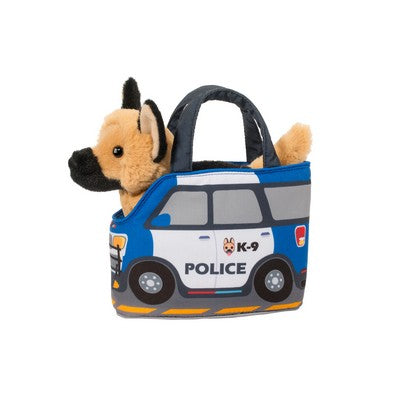 Police Car Pet Sak w/ German Shepherd