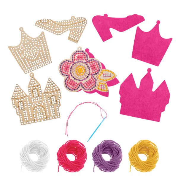 Wooden Lacing Cards Princess
