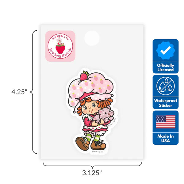 The Strawberry Shortcake with Custard Sticker