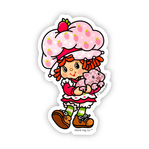 The Strawberry Shortcake with Custard Sticker