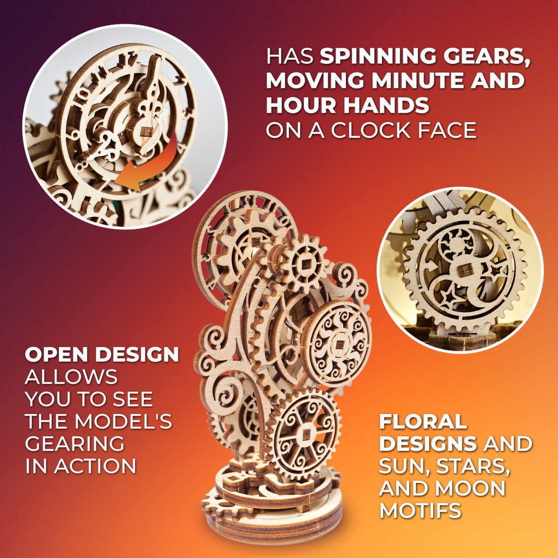 Ugears Steampunk Clock