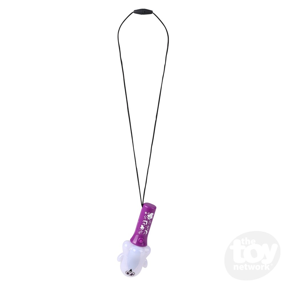 HALLOWEEN MINI LIGHT UP SPINNING WAND NECKLACE