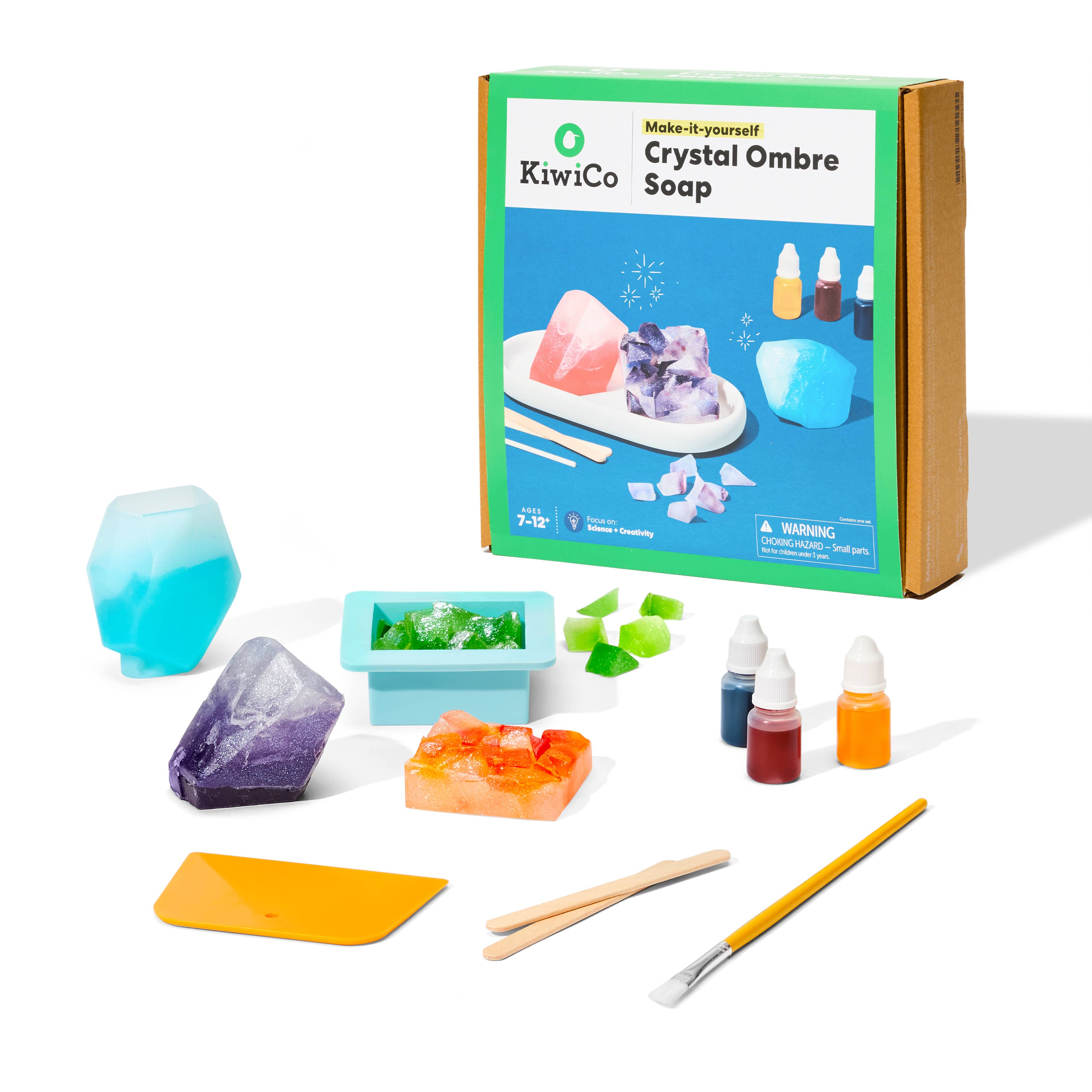 Crystal Geode Soapmaking Kit, DIY Soap Making Kit for Kids