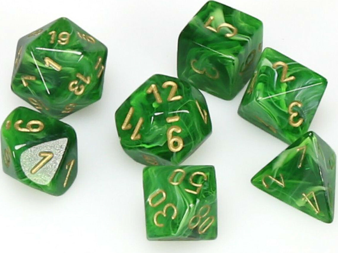 7-Set Cube Vortex Green with Gold
