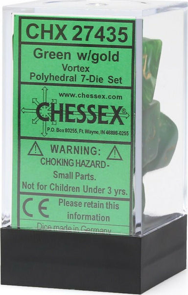 7-Set Cube Vortex Green with Gold