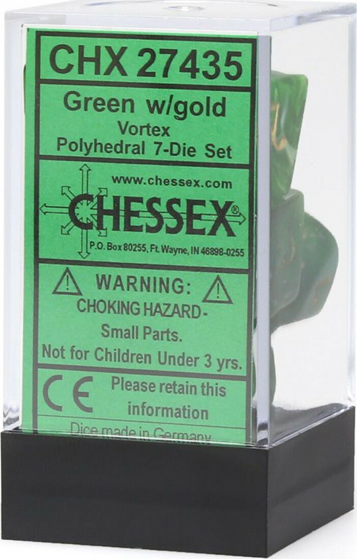 7-Set Cube Vortex Green with Gold