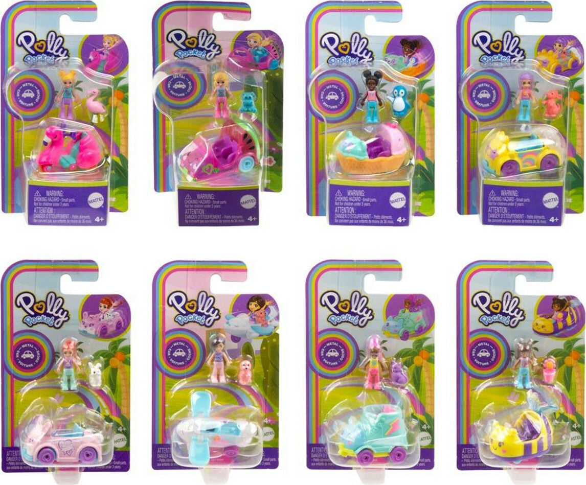 Polly Pocket: Pollyville Single Vehicles (assorted)
