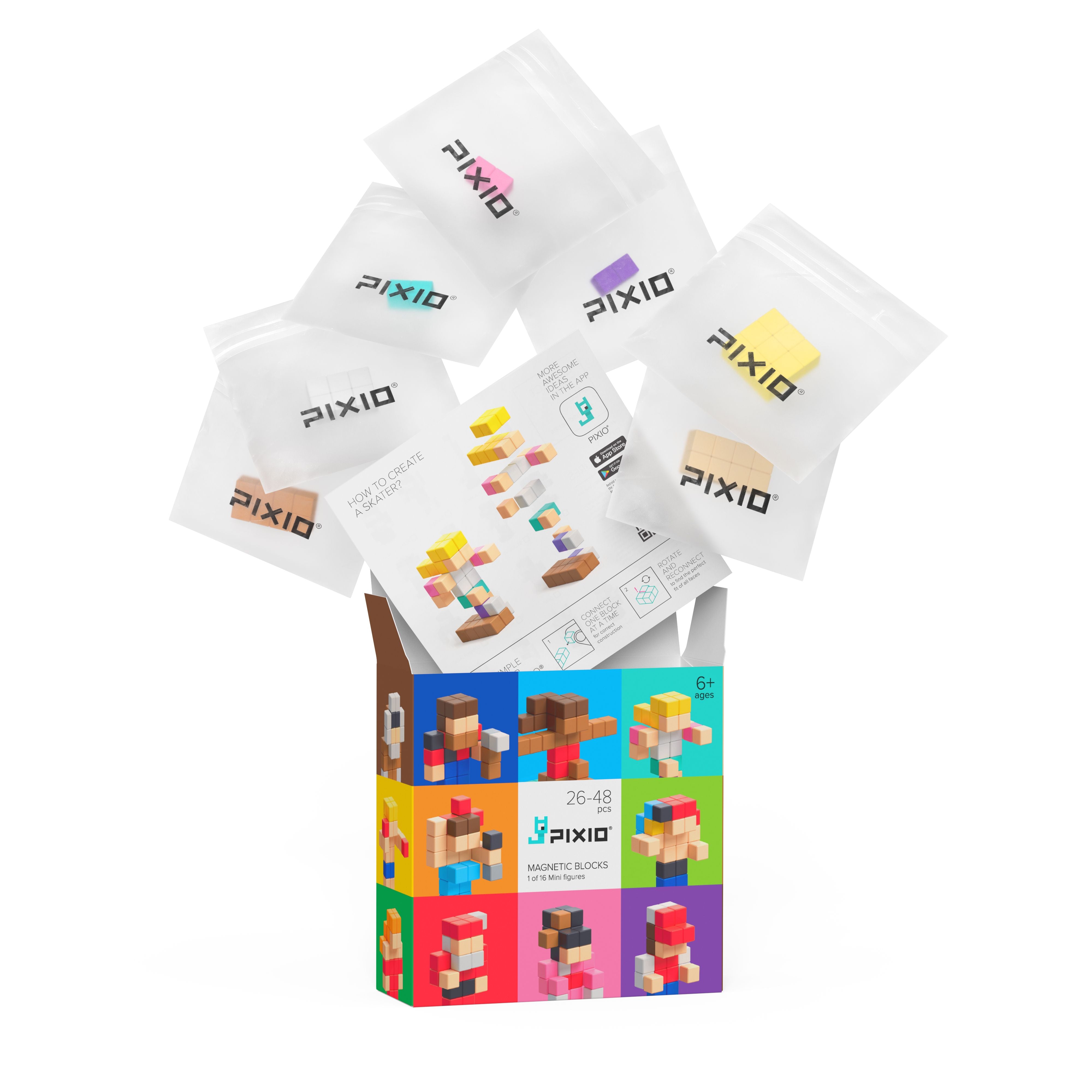 PIXIO Mini surprise figures (assorted) - 35 PIXIO Blocks