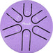 3″ Steel Tongue Drum (Purple)