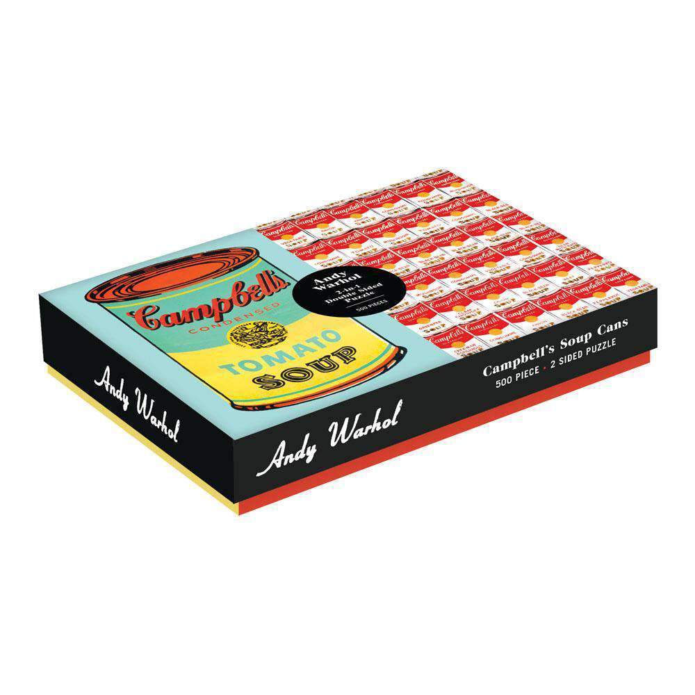 2 Sided Warhol Soup Can 500 pc Puzzle