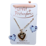 Birthstone Heart Lockets