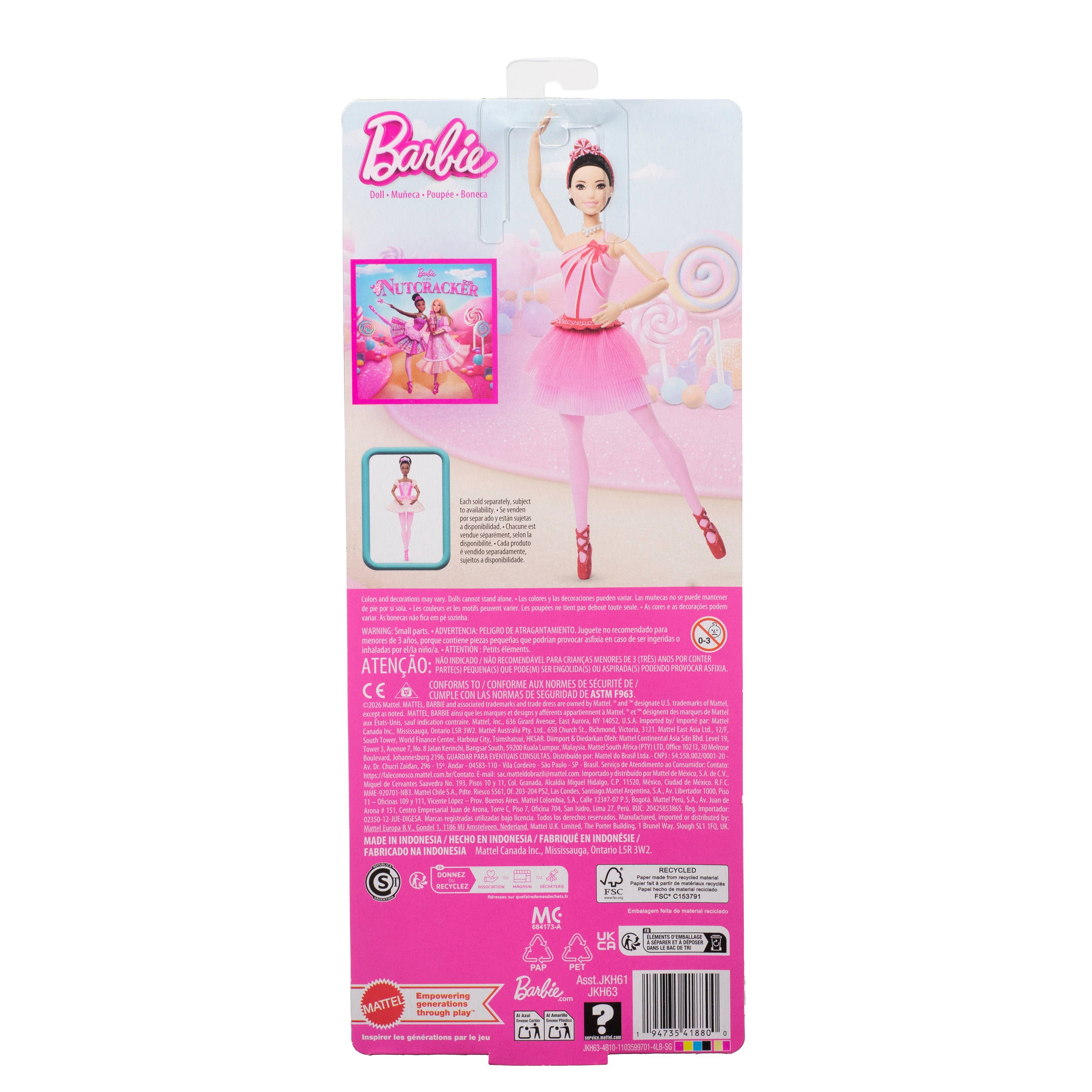 Barbie in the Nutcracker Land of Sweets Ballerina Renee Doll