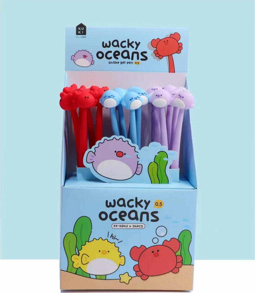 Ocean Animals Wiggle Gel Pen 