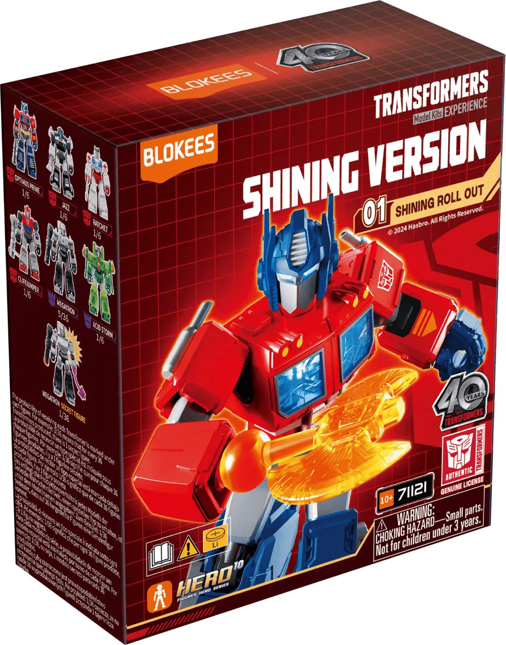 4" Blokees Figures - Transformers
Shining Version 01 Shining Roll Out