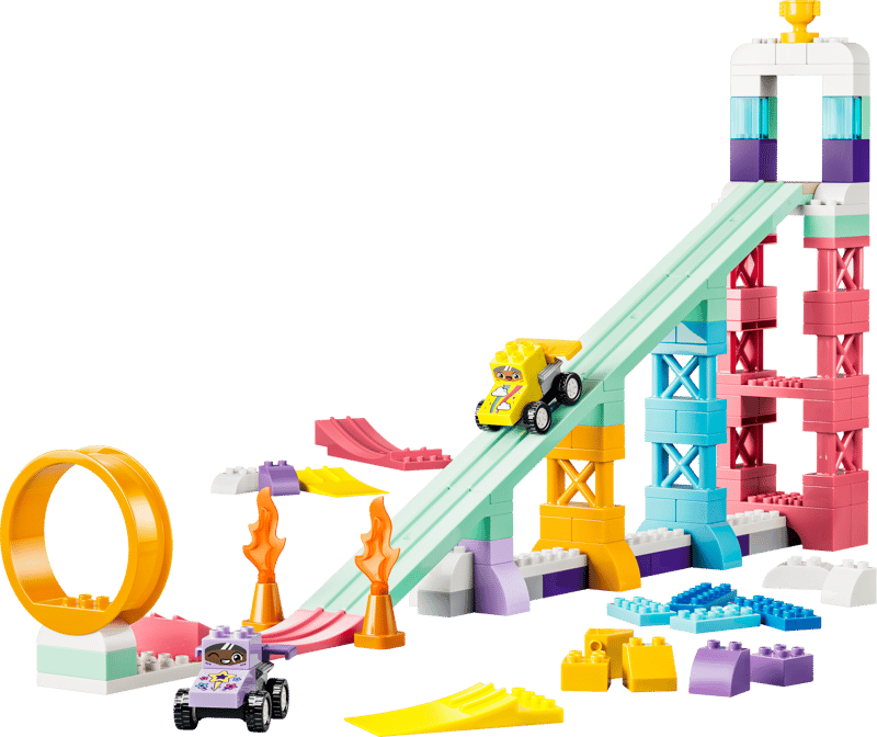 DUPLO 3 In 1 Creative Ramp With Vehicles