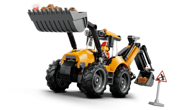 LEGO Yellow Backhoe Loader