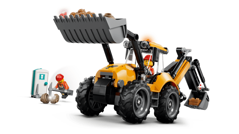 LEGO Yellow Backhoe Loader