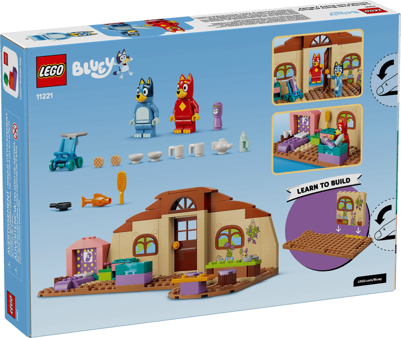 LEGO School with Rusty and Bluey