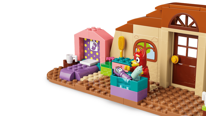 LEGO School with Rusty and Bluey
