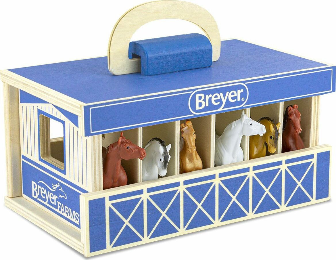 Breyer Farms™ Wood Carry Stable