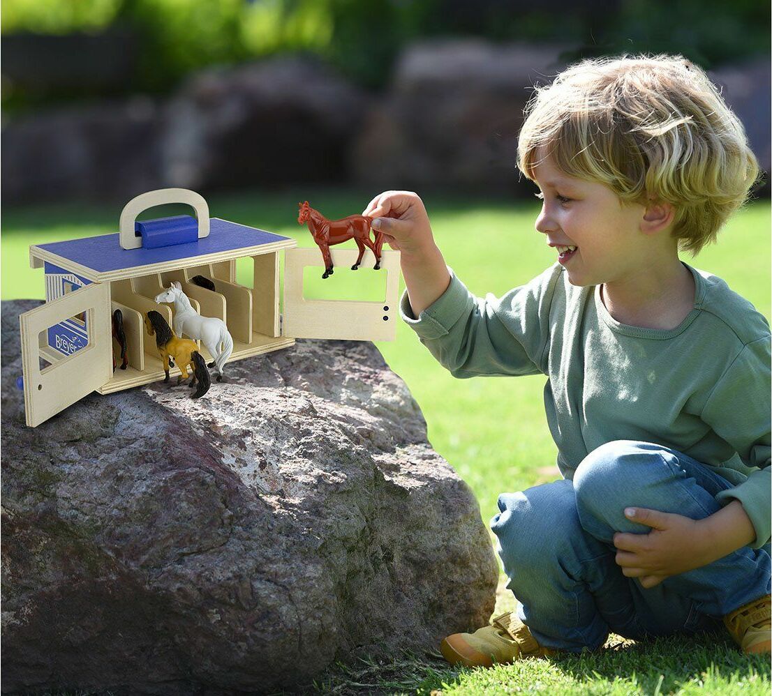 Breyer Farms™ Wood Carry Stable