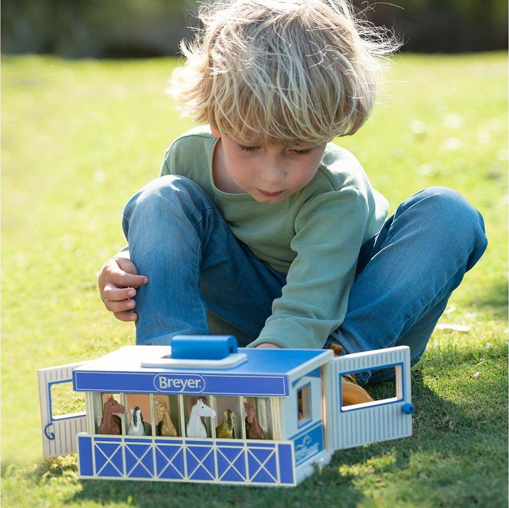 Breyer Farms™ Wood Carry Stable