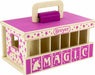 Unicorn Magic Wood Carry Stable with 6 Unicorns