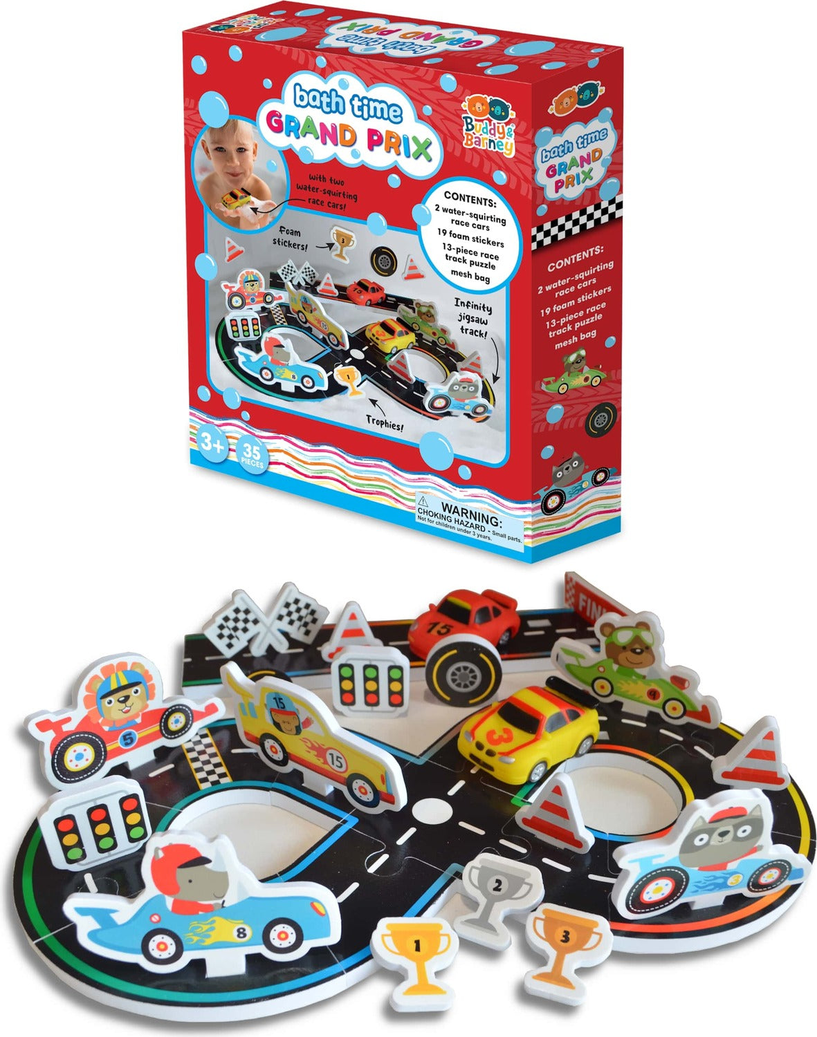 Racing Car - Grand Prix Bath Time Set
