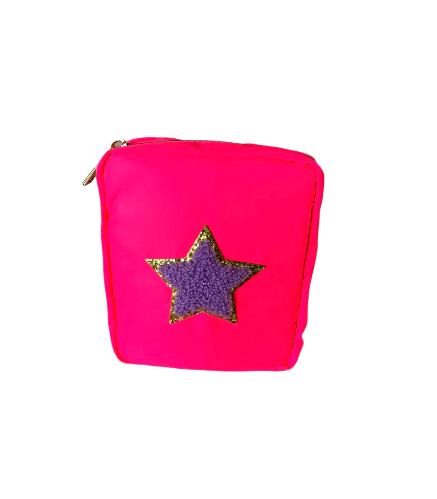 Varsity Collection Cosmetic Bag - Star