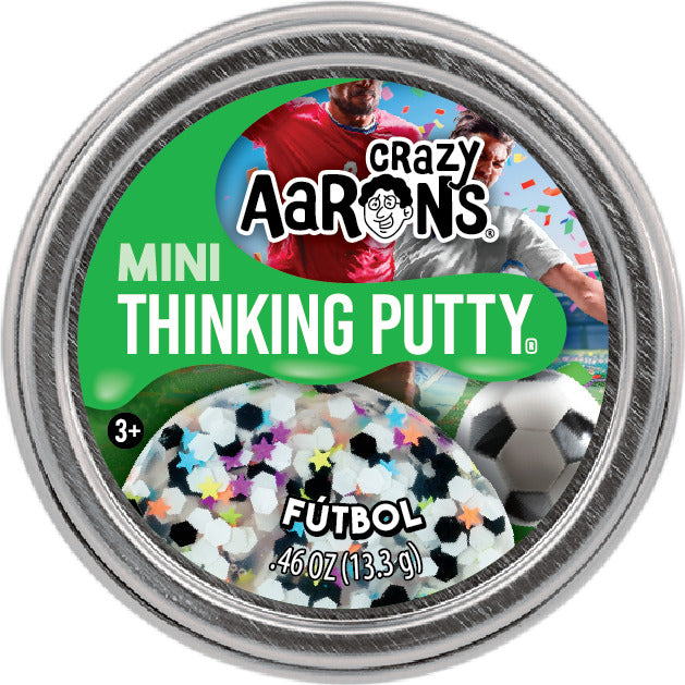 Mini Futbol - 2" Thinking Putty Tin