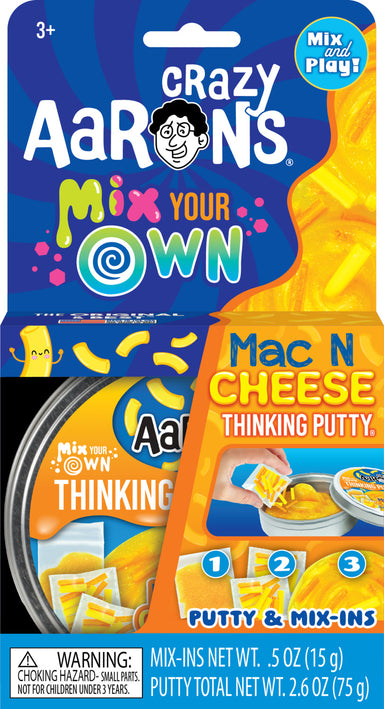 Mac & Cheese - Mix It Full Size 4" Thinking Putty Tin