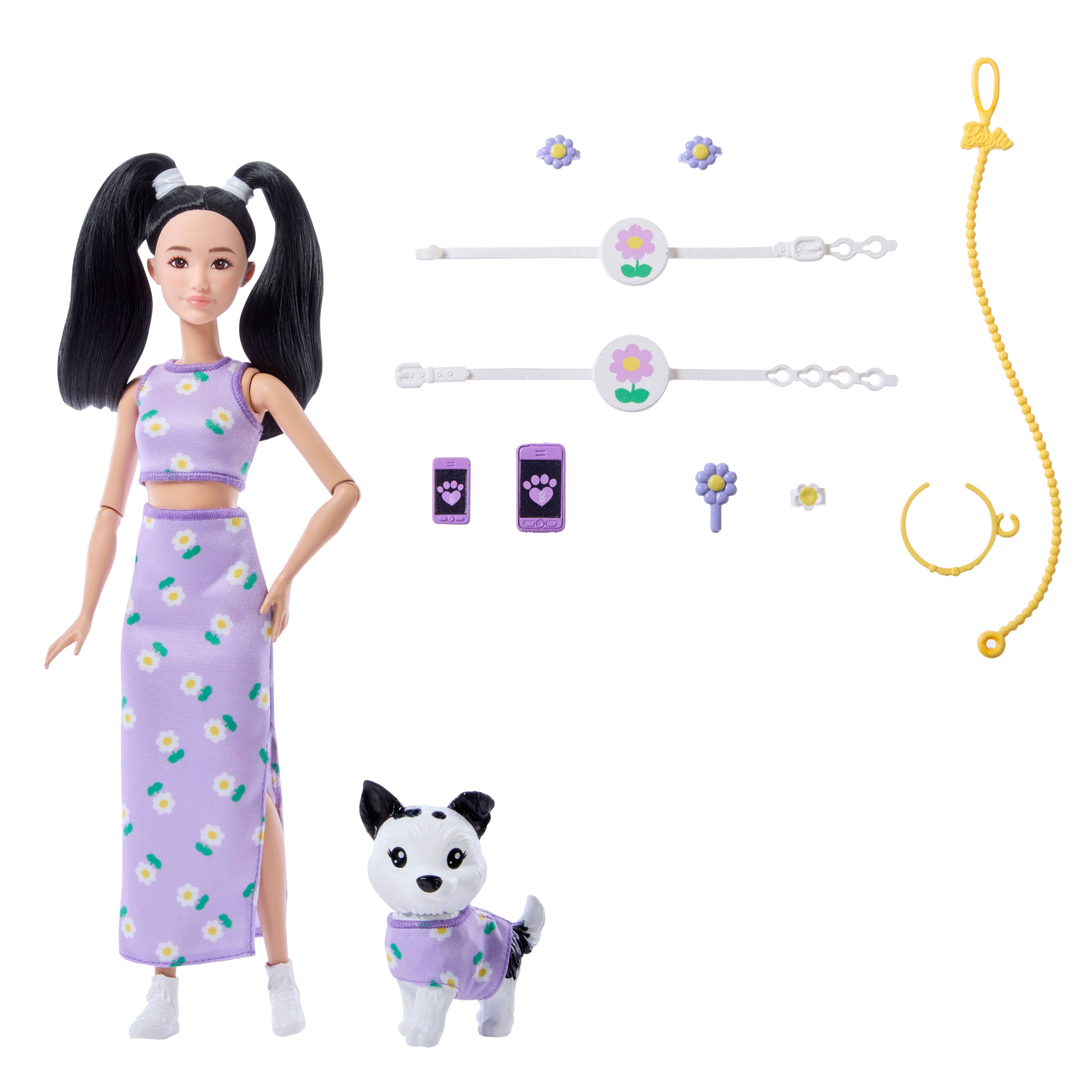 Barbie Twinning Looks Flowers Doll and Accessories