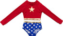 Wonder Girl Swimsuit (Size 3-4)