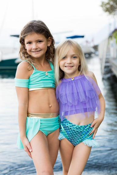 Mermaid Swimsuit (size 5-6)