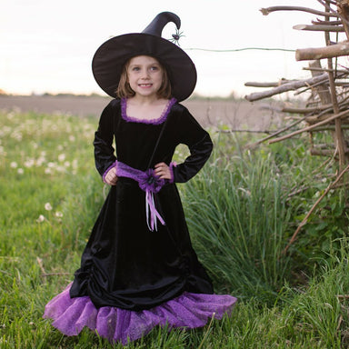 Vera The Velvet Witch Dress & Hat (Size 3-4)