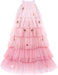 Blush Christmas Tree Dress & Headpiece (Size 3-4)