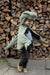 Green T-Rex Cuddle Cape (Size 5-6)