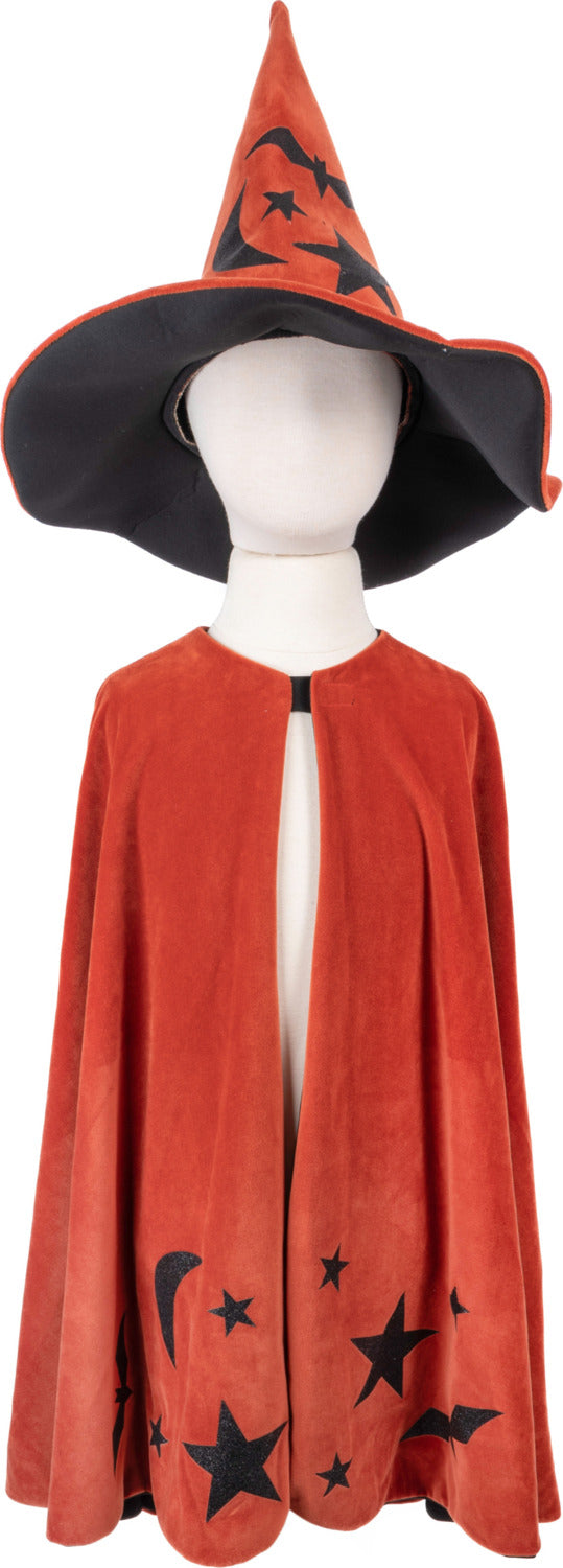 Autumn Embers Wizard Cape and Hat