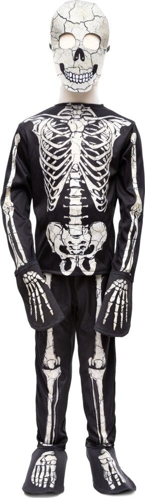 Glow in the Dark Skeleton Shirt, Pants and Mask (Size 3-4)