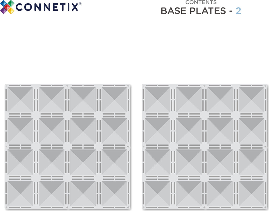 Connetix Base Clear 2 Pack