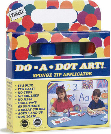 DO-A-DOT ART 4 PACK RAINBOW MARKERS