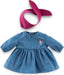 12" Jeans Dress & Scarf - Little Explorer