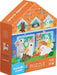 50 Pc Flat House Puzzle - Bunny House