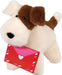 Valentine Muzzle Dog with Card