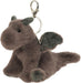 Grey Dragon Bag Charm