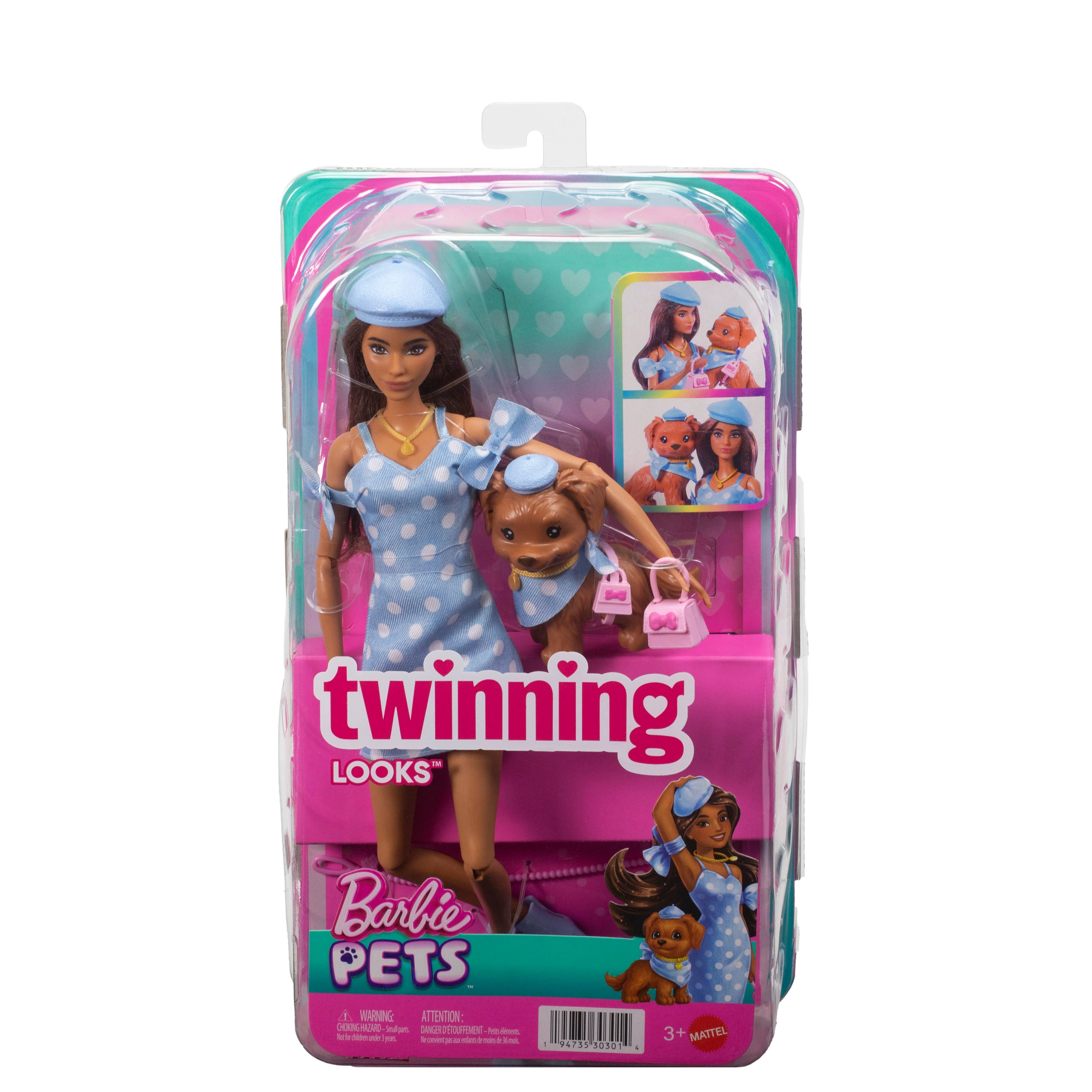 Barbie Twinning Looks Polka Dots Doll and Accessories
