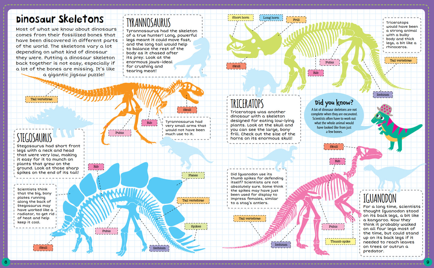Dinosaur, Sticker Facts