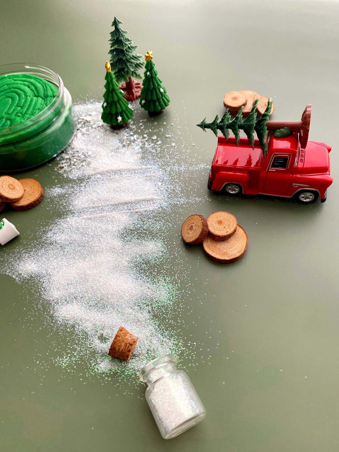 Tree Farm Sensory Play Dough Play Kit