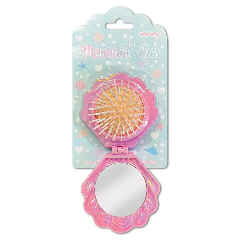 Mermaid Vibes Pop Up Shell Brush